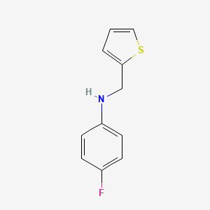 4-fluoro-N-(thiophen-2-ylmethyl)aniline