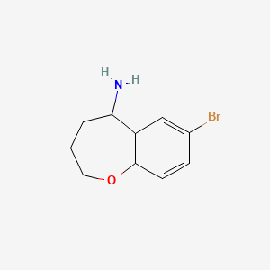 7-Bromo-2,3,4,5-tetrahydro-1-benzoxepin-5-amine