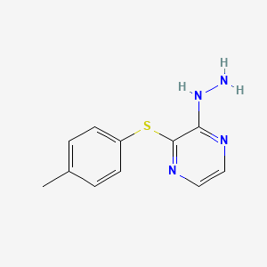 (3-p-Tolylsulfanyl-pyrazin-2-yl)-hydrazine