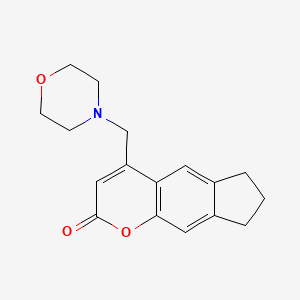 4-(morpholinomethyl)-7,8-dihydrocyclopenta[g]chromen-2(6H)-one