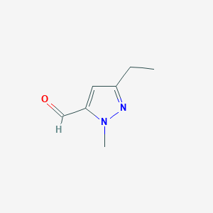 3-ethyl-1-methyl-1H-pyrazole-5-carbaldehyde