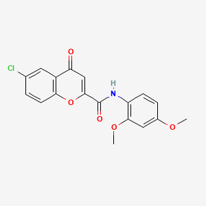 6-chloro-N-(2,4-dimethoxyphenyl)-4-oxo-4H-chromene-2-carboxamide