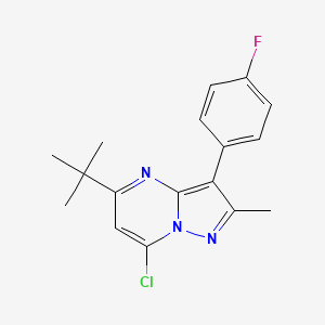 5-(tert-Butyl)-7-chloro-3-(4-fluorophenyl)-2-methylpyrazolo[1,5-a]pyrimidine