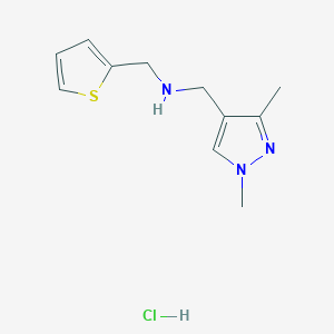 1-(1,3-dimethyl-1H-pyrazol-4-yl)-N-(2-thienylmethyl)methanamine