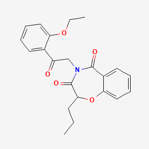 4-[2-(2-ethoxyphenyl)-2-oxoethyl]-2-propyl-1,4-benzoxazepine-3,5(2H,4H)-dione