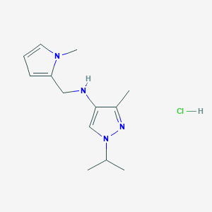 1-isopropyl-3-methyl-N-[(1-methyl-1H-pyrrol-2-yl)methyl]-1H-pyrazol-4-amine