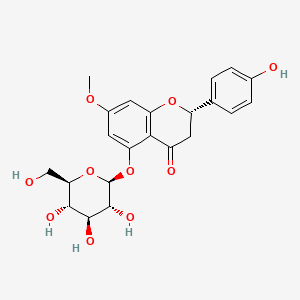 molecular formula C22H24O10 B1221691 樱花宁 CAS No. 529-39-5
