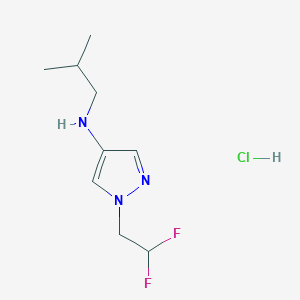 1-(2,2-difluoroethyl)-N-isobutyl-1H-pyrazol-4-amine