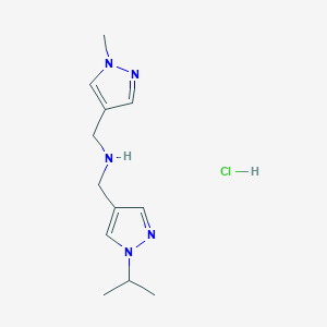 1-(1-isopropyl-1H-pyrazol-4-yl)-N-[(1-methyl-1H-pyrazol-4-yl)methyl]methanamine