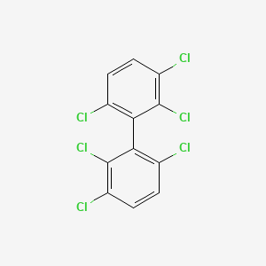 molecular formula C12H4Cl6 B1221702 2,2',3,3',6,6'-六氯联苯 CAS No. 38411-22-2