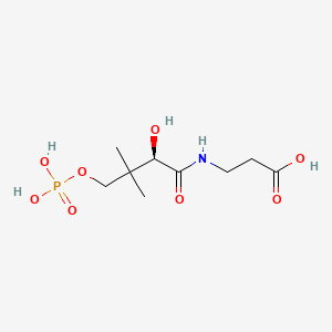 molecular formula C9H18NO8P B1221703 磷泛酸 CAS No. 5875-50-3