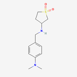 3-({[4-(Dimethylamino)phenyl]methyl}amino)-1$l^{6}-thiolane-1,1-dione