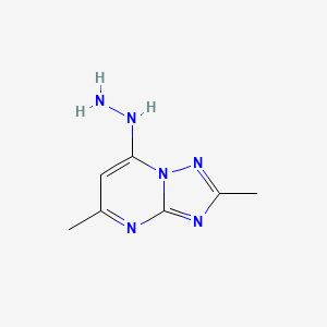 7-Hydrazinyl-2,5-dimethyl-[1,2,4]triazolo[1,5-a]pyrimidine