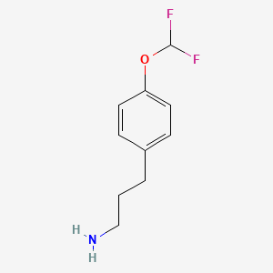 3-[4-(Difluoromethoxy)phenyl]propylamine