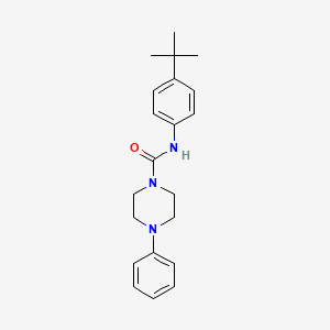 N-[4-(tert-butyl)phenyl](4-phenylpiperazinyl)carboxamide