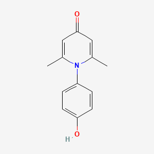 1-(4-hydroxyphenyl)-2,6-dimethylpyridin-4(1H)-one