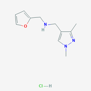 1-(1,3-dimethyl-1H-pyrazol-4-yl)-N-(2-furylmethyl)methanamine