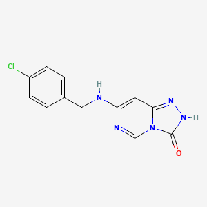 7-[(4-chlorobenzyl)amino][1,2,4]triazolo[4,3-c]pyrimidin-3(2H)-one