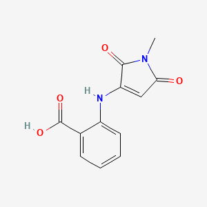 2-((1-methyl-2,5-dioxo-2,5-dihydro-1H-pyrrol-3-yl)amino)benzoic acid