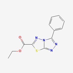 Ethyl 3-phenyl[1,2,4]triazolo[3,4-b][1,3,4]thiadiazole-6-carboxylate