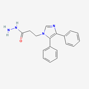 3-(4,5-diphenyl-1H-imidazol-1-yl)propanehydrazide