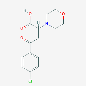 4-(4-Chlorophenyl)-2-(morpholin-4-yl)-4-oxobutanoic acid