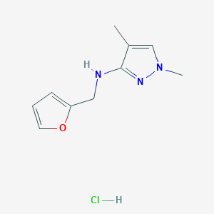 N-(2-furylmethyl)-1,4-dimethyl-1H-pyrazol-3-amine