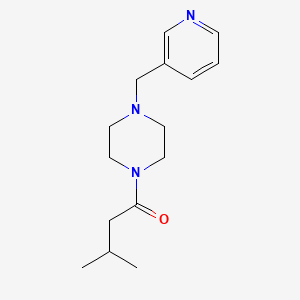 3-Methyl-1-(4-pyridin-3-ylmethyl-piperazin-1-yl)-butan-1-one