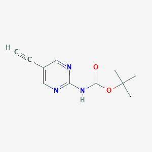 tert-Butyl N-(5-ethynylpyrimidin-2-yl)carbamate