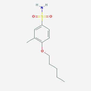 3-Methyl-4-(pentyloxy)benzenesulfonamide