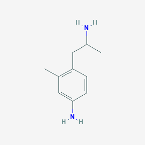 molecular formula C10H16N2 B1221759 4-(2-Aminopropyl)-3-methylaniline CAS No. 84257-60-3