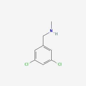 molecular formula C8H9Cl2N B1221762 N-甲基-3,5-二氯苄胺 CAS No. 90390-21-9