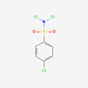 molecular formula C6H4Cl3NO2S B12217629 n,n,4-Trichlorobenzenesulfonamide CAS No. 17260-65-0