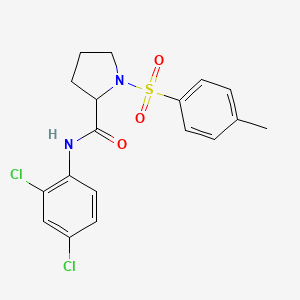 N-(2,4-dichlorophenyl)-1-[(4-methylphenyl)sulfonyl]prolinamide