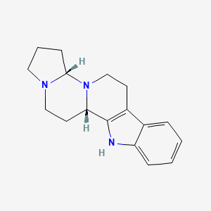 molecular formula C17H21N3 B1221766 Elaeocarpidine CAS No. 20069-07-2