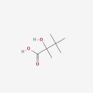 molecular formula C7H14O3 B1221769 2-羟基-2,3,3-三甲基丁酸 CAS No. 4026-21-5