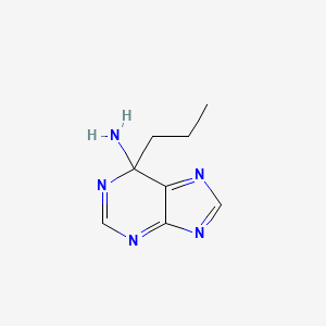 molecular formula C8H11N5 B1221779 N-丙基-9H-嘌呤-6-胺 CAS No. 16370-58-4