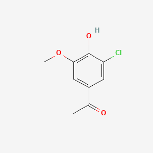 1-(3-Chloro-4-hydroxy-5-methoxyphenyl)ethanone