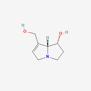 molecular formula C8H13NO2 B1221780 Retronecine CAS No. 480-85-3