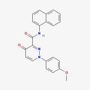 1-(4-methoxyphenyl)-N-(naphthalen-1-yl)-4-oxo-1,4-dihydropyridazine-3-carboxamide