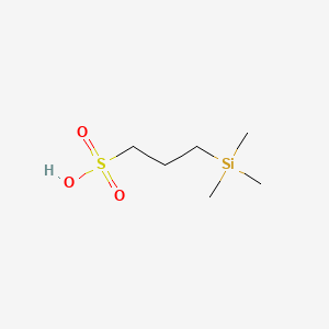 molecular formula C6H16O3SSi B1221782 3-(Trimethylsilyl)propane-1-sulfonic acid CAS No. 18173-90-5
