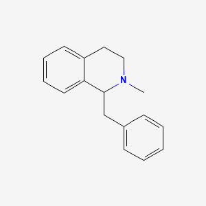 molecular formula C17H19N B1221784 1-Benzyl-2-methyl-1,2,3,4-tetrahydroisoquinoline 