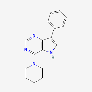 7-phenyl-4-(piperidin-1-yl)-5H-pyrrolo[3,2-d]pyrimidine