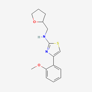 2-Thiazolamine, 4-(2-methoxyphenyl)-N-[(tetrahydro-2-furanyl)methyl]-