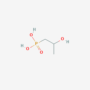molecular formula C3H9O4P B1221787 2-羟丙基膦酸 