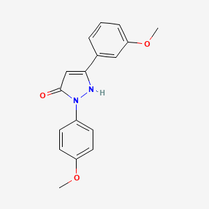 3-(3-methoxyphenyl)-1-(4-methoxyphenyl)-1H-pyrazol-5-ol