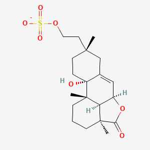 molecular formula C20H29O7S- B1221790 Hymatoxin A CAS No. 109621-33-2