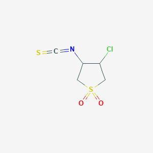 3-Chloro-4-isothiocyanatotetrahydrothiophene 1,1-dioxide