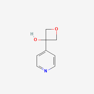 molecular formula C8H9NO2 B12217989 3-(4-Pyridinyl)-3-oxetanol 