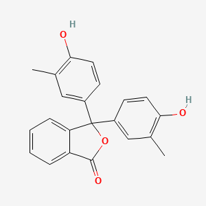 molecular formula C22H18O4 B1221799 o-Cresolphthalein CAS No. 596-27-0